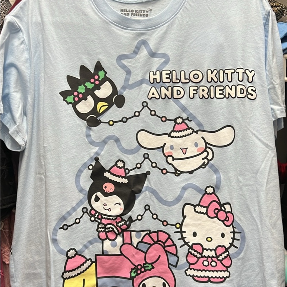 Hello Kitty & Friends Light Blue Women’s Shirt